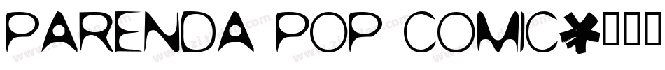Parenda Pop Comic字体转换